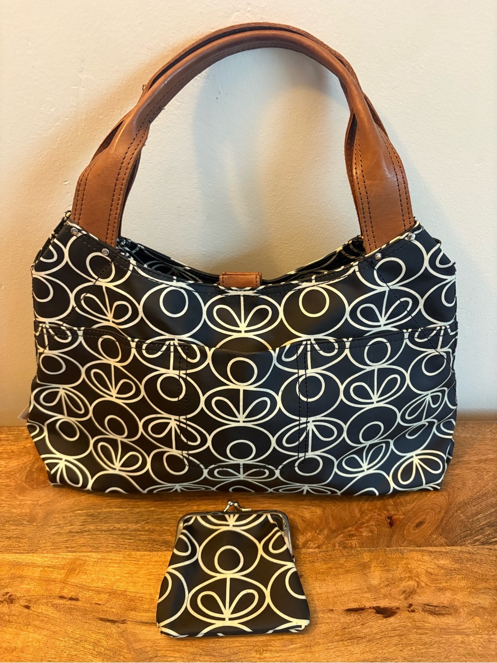 Orla Kiely Tote Bag w Matching Coin Purse